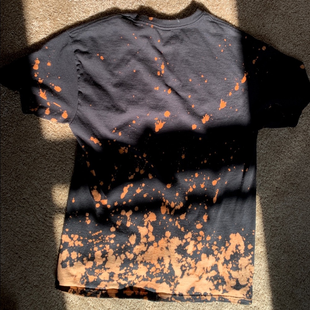 Men’s Custom Tie Dye Pure Beef Band T-Shirt - Picture 4 of 5
